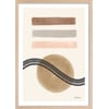 Affiche + Cadre En Bois - Chêne