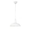 Luminaire suspension métal blanc