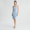 Robe fourreau bleu