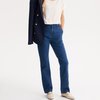 Jean droit large femme
