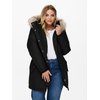 Parka chaude noire femme