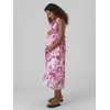 Robe de soirée rose avec ceinture