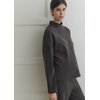 Col roulé velours femme