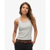 Top dentelle gris