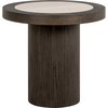 Chêne Foncé Et Travertin Beige