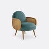 Fauteuil vert celadon