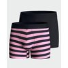 Navy blue + pink