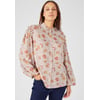 Marron Beige Fleuri