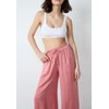 Pyjama satin rouge femme