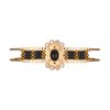 Bracelet perles noires
