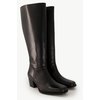 Bottes cuir noir ajustable