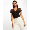 Morgan top noir dentelle