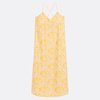 Robe fluide moutarde