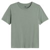 Camiseta verde manga corta