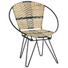 Fauteuil lounge osier