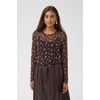 Marron Brown/Whitecap Dot