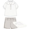 Short Hugo Boss blanc