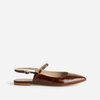 Slingback marron