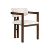 Blanc / Bois Foncé