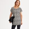 Kurze weiße bluse
