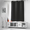 Rideau jacquard noir