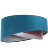 Bleu Turquoise Intérieur Rose Clair Et Argenté