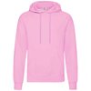 Pull à capuche rose homme