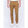 Pantalon chino homme jaune moutarde
