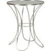 Argenté Et Verre Fumé