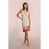 Robe crochet multicolore