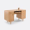 Licht eiken bureau