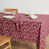 Print/plum background