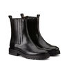 Boots en cuir semelle crantée