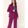 Blazer velours violet
