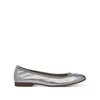 Ballerines argent femme