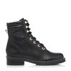 Bottines noires perles