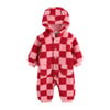 Damier Rose Et Rouge