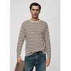 T-shirt manche longue rayé homme