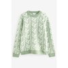Géométrique Blanc/Vert
