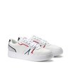 Ecru/blu navy/rosso