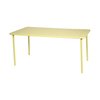 Table de jardin jaune