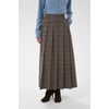Marron Brown Check