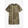 Robe tee shirt kaki
