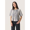 Gris Grey Snake Print