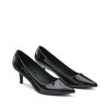 Wide fit black heels