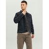 Veste en jean noir homme