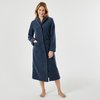 Robe de chambre maille polaire femme