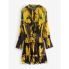 Imprimé Floral Jaune/Noir