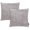 Housse de coussin 45x45 gris