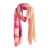 Motif Floral Rose/Abricot